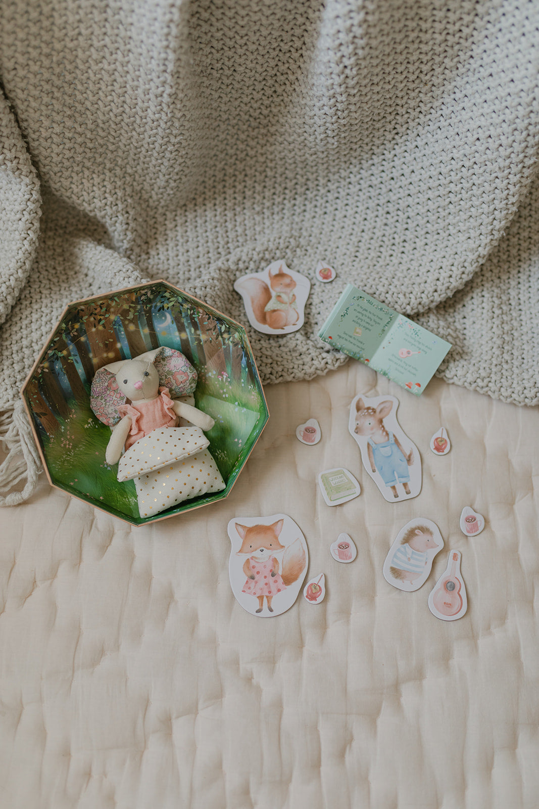 Betsy Bunny and her woodland friends.